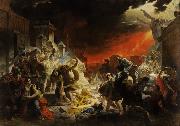 Karl Pavlovic Brullow The Last Day of Pompeii (mk22) France oil painting artist